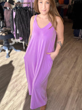 Load image into Gallery viewer, Lilac Cami Pocketed Maxi Dress
