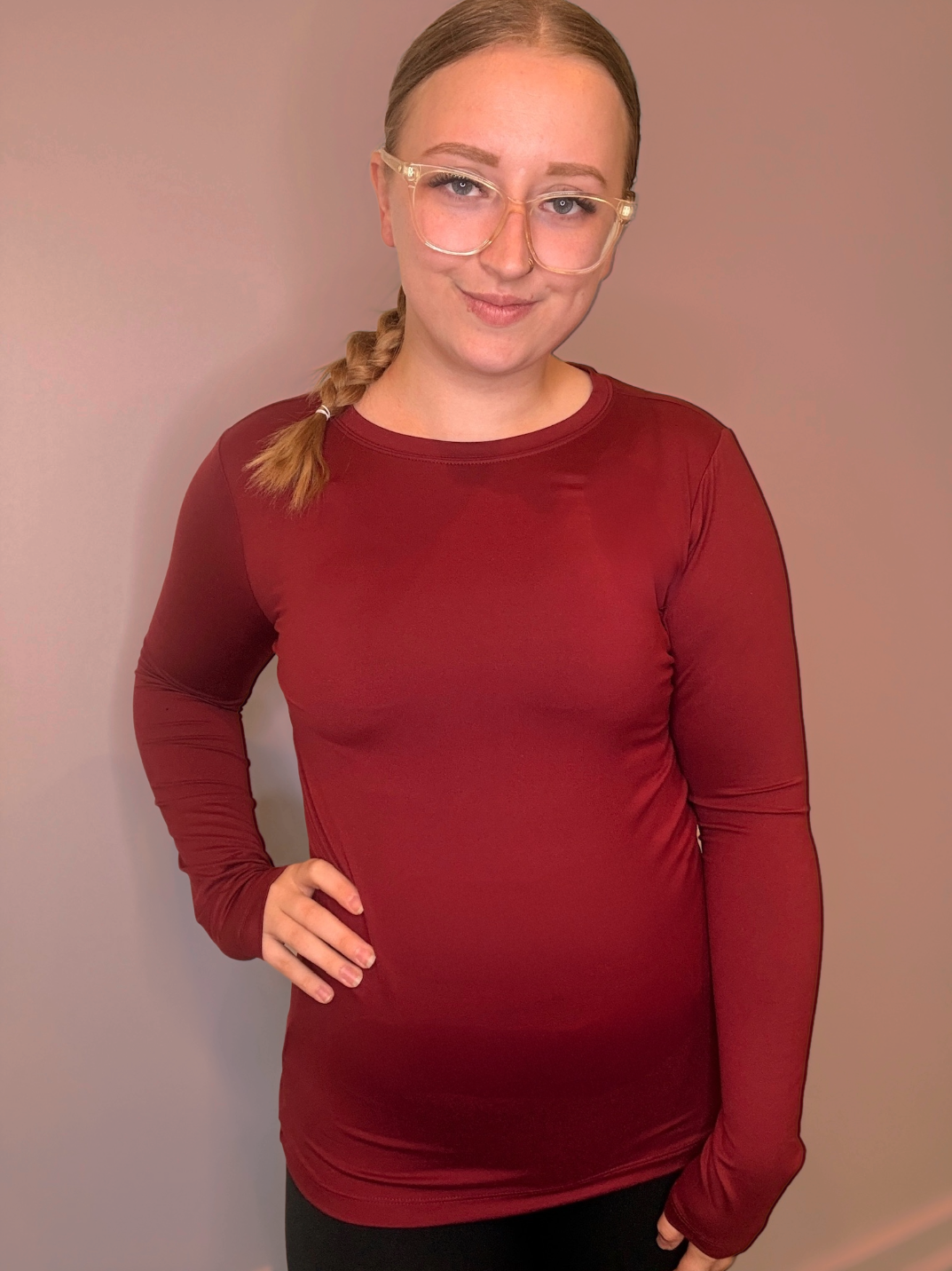 Cabernet Microfiber Long Sleeve