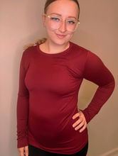 Load image into Gallery viewer, Cabernet Microfiber Long Sleeve