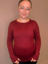 Load image into Gallery viewer, Cabernet Microfiber Long Sleeve