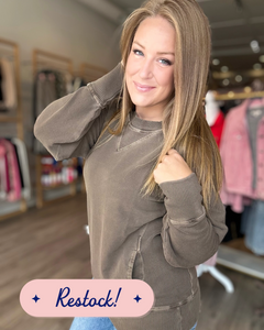 Brown Favorite Pocket Pullover
