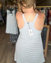 Load image into Gallery viewer, Blue Crochet Pocket Dress