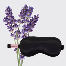 Load image into Gallery viewer, Lavender Scented Satin Weighted Eye Mask
