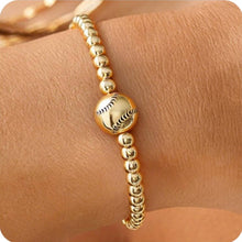 Load image into Gallery viewer, Baseball Gold Game Day Bracelet