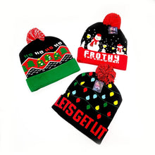 Load image into Gallery viewer, Christmas Light Up Beanie
