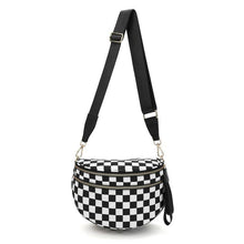Load image into Gallery viewer, Black Crossbody Sling Bum Bag