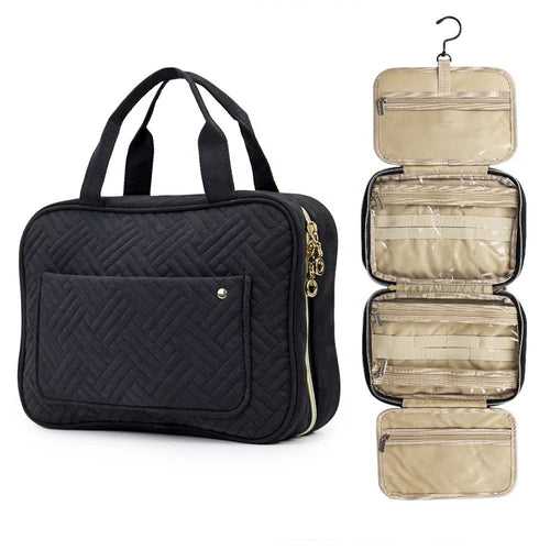 Black Travel Cosmetic Bag