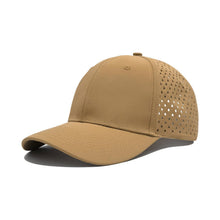 Load image into Gallery viewer, Tan Breathable Baseball Cap