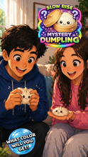 Load image into Gallery viewer, Fun Doh Mystery Slow Rise Dumpling Squish Toy