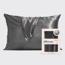 Load image into Gallery viewer, Satin Pillowcase Standard - Charcoal