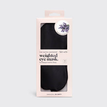 Load image into Gallery viewer, Lavender Scented Satin Weighted Eye Mask