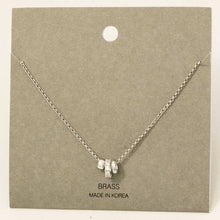 Load image into Gallery viewer, Gold Mixed Ring Charms Necklace