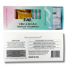 Load image into Gallery viewer, Vibe and Revive Shower Steamers 6 Pack