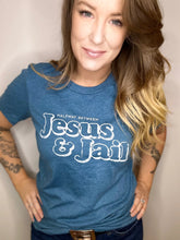 Load image into Gallery viewer, Heather Series Jesus &amp; Jail Red