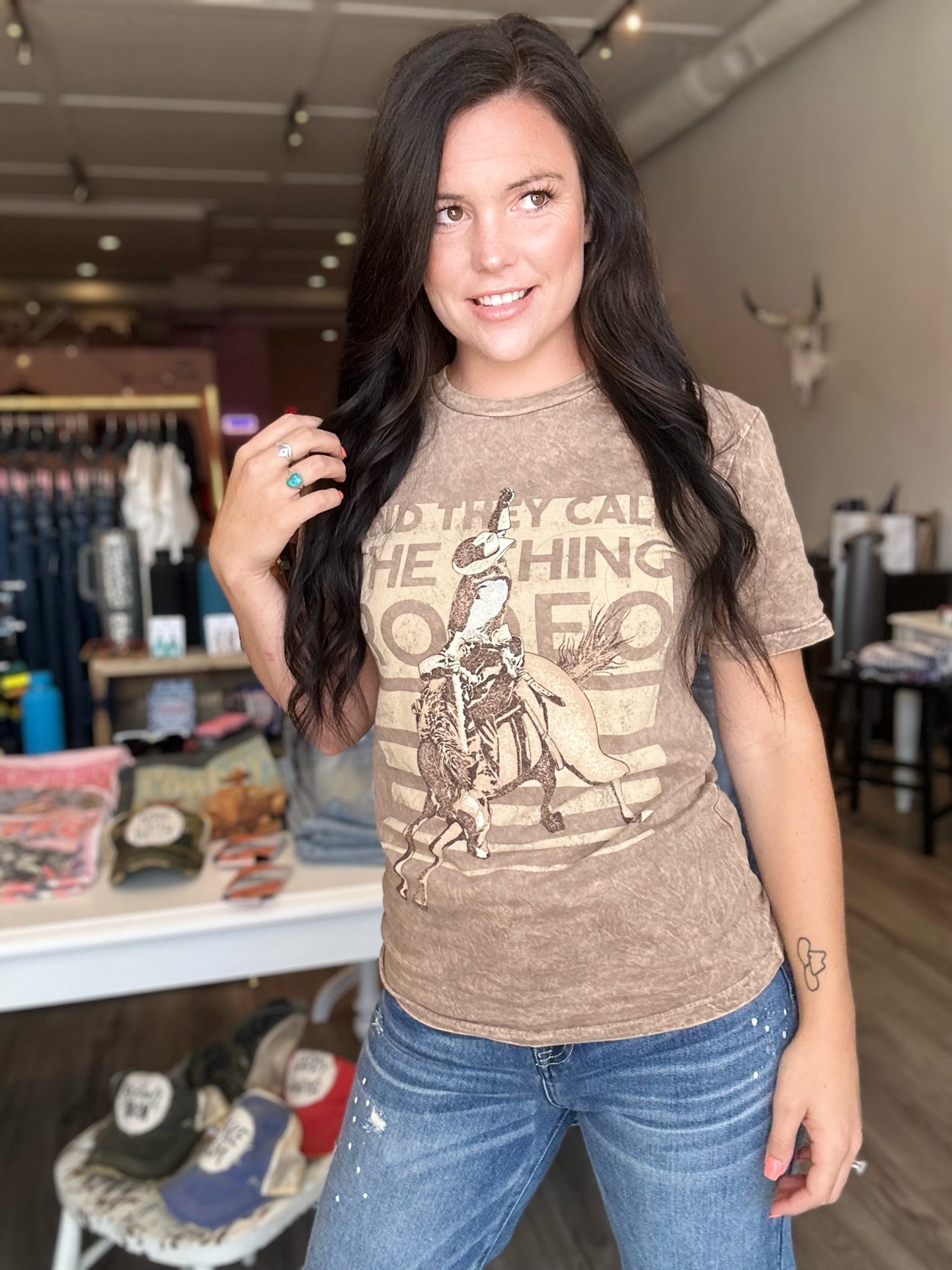 Mocha Rodeo Graphic Tee
