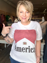 Load image into Gallery viewer, White Branded America Graphic Tee