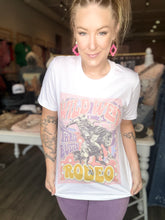 Load image into Gallery viewer, White Wild West Rodeo Graphic Tee hi