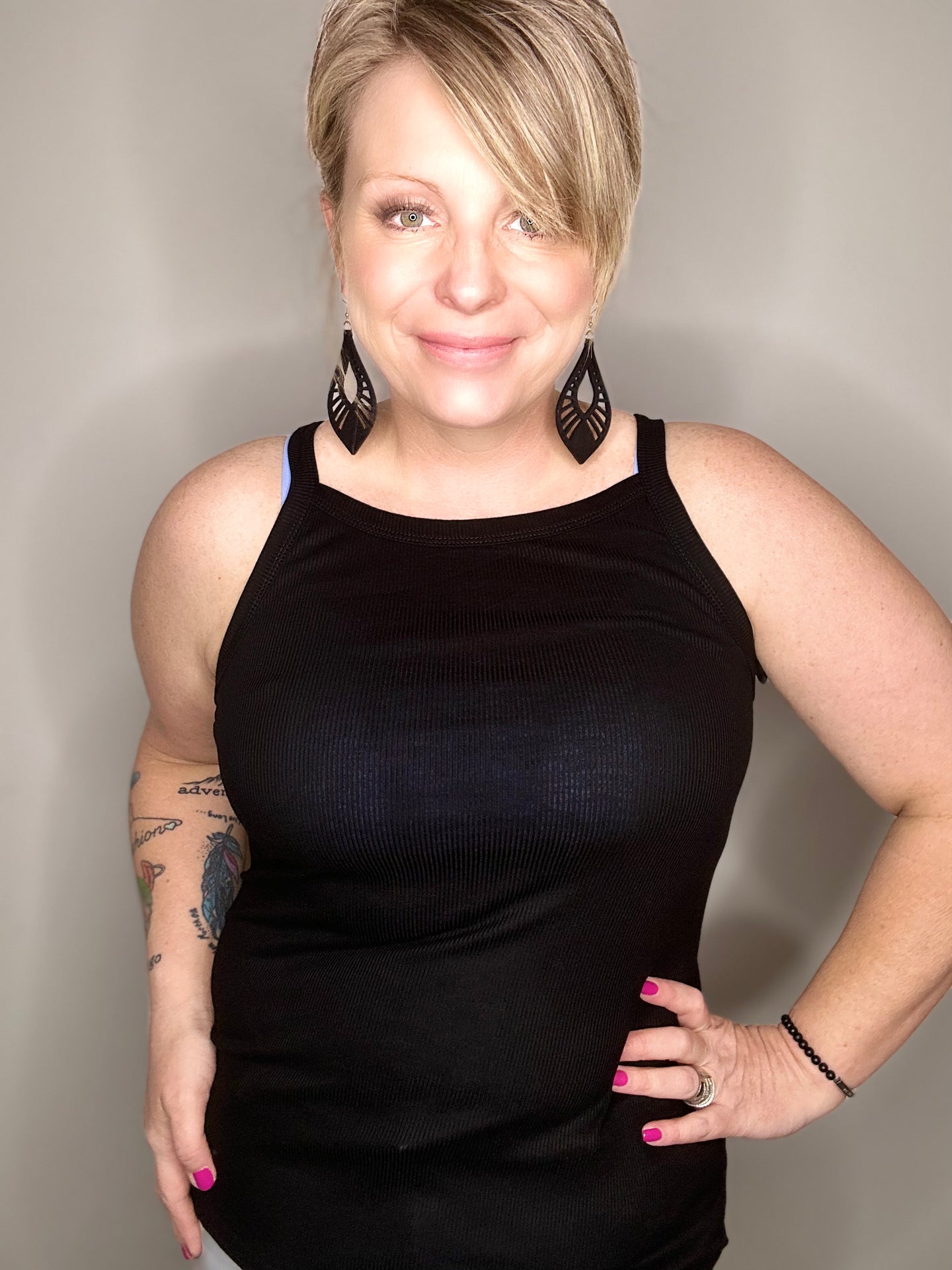Black Back Detail Tank