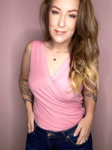 Dusty Pink Tank BodySuit
