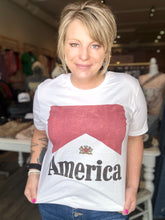 Load image into Gallery viewer, White Branded America Graphic Tee