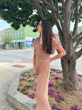 Load image into Gallery viewer, Rose Gold Mesh Jumpsuit