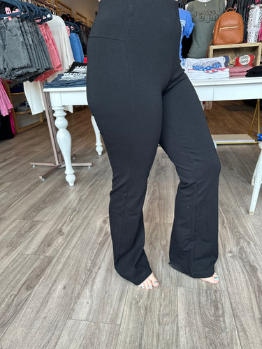 Black Flared Dress Pants