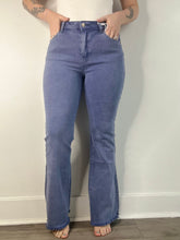 Load image into Gallery viewer, Blackberry Acid Wash Frayed Bootcut Jeans