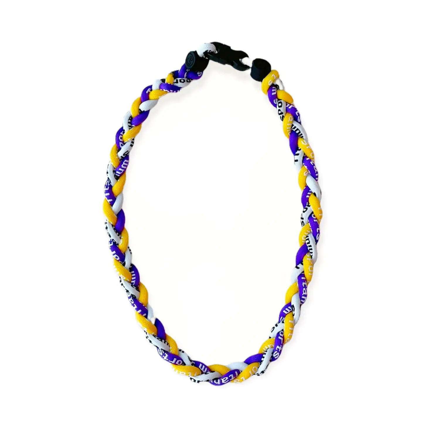 Purple & Yellow Sports Necklace