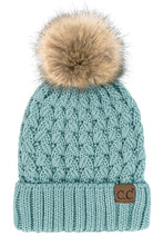 Load image into Gallery viewer, CC Knit Beanie with Pom