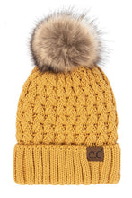 Load image into Gallery viewer, CC Knit Beanie with Pom