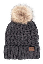 Load image into Gallery viewer, CC Knit Beanie with Pom
