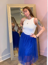 Load image into Gallery viewer, Royal Blue Tulle Skirt