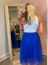 Load image into Gallery viewer, Royal Blue Tulle Skirt