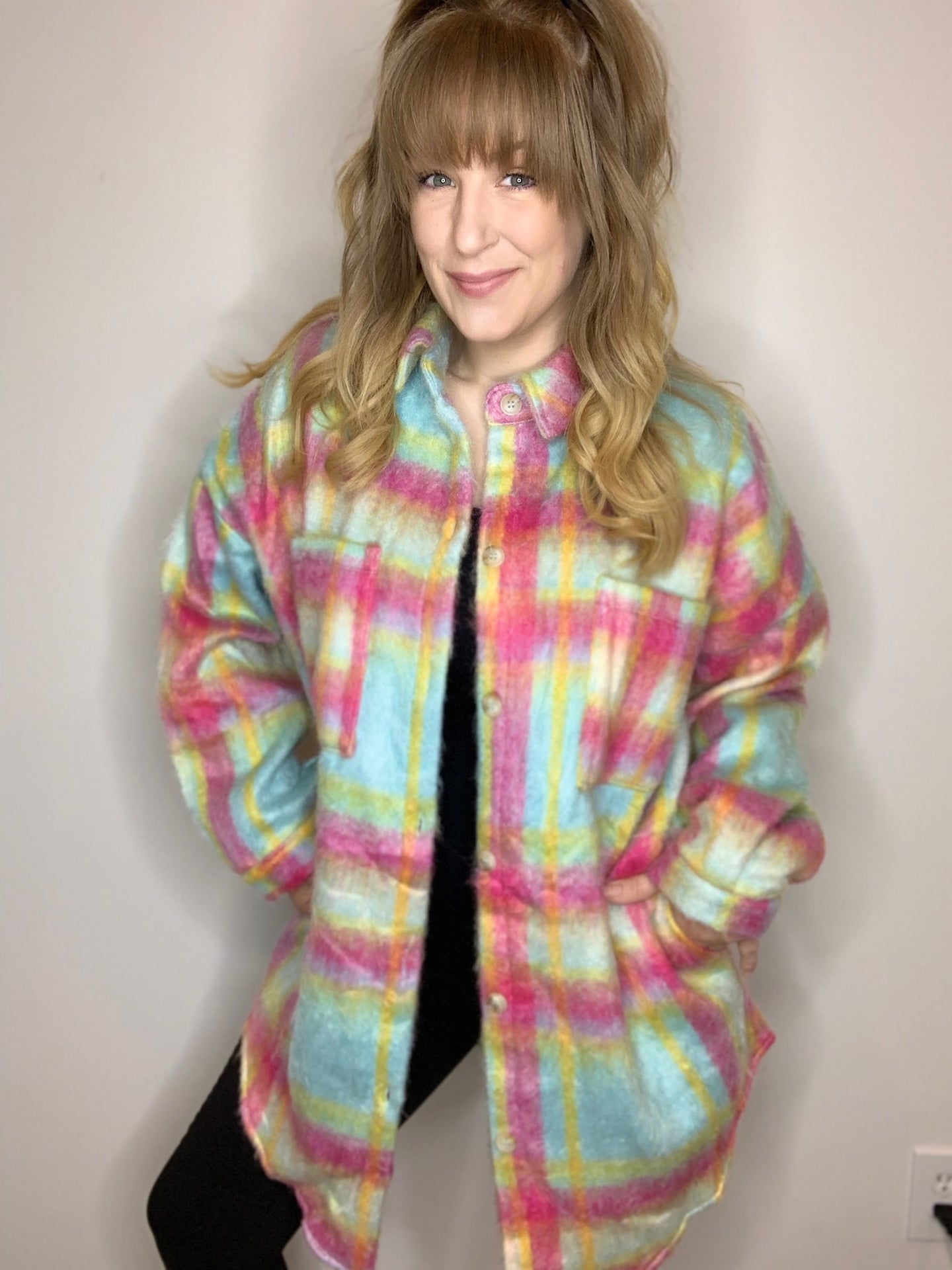 Pink Multi Shacket
