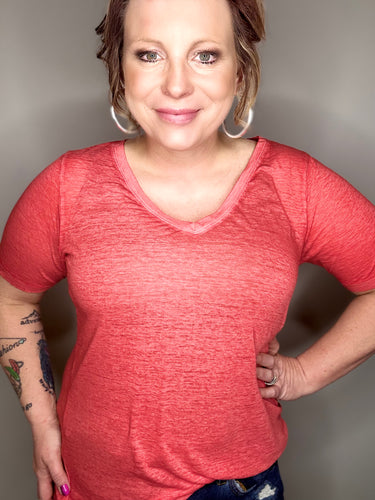 Ruby Short Sleeve V Neck