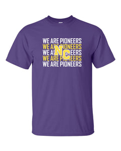 We Are Pioneers Purple Short Sleeve