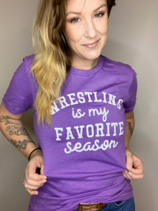Wrestling Is My Favorite Season in Purple