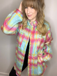 Pink Multi Shacket