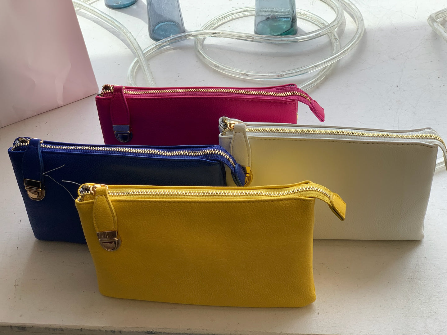 Three Pocket Clutch & Crossbody