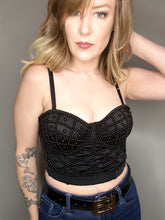 Load image into Gallery viewer, Black Pearl Bustier