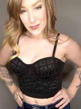 Load image into Gallery viewer, Black Pearl Bustier