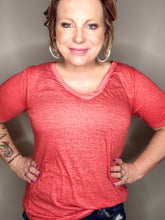 Load image into Gallery viewer, Ruby Short Sleeve V Neck