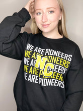 Load image into Gallery viewer, We Are Pioneers Black Crewneck Sweatshirt