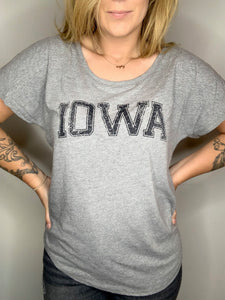 Iowa Heather Grey Dolman