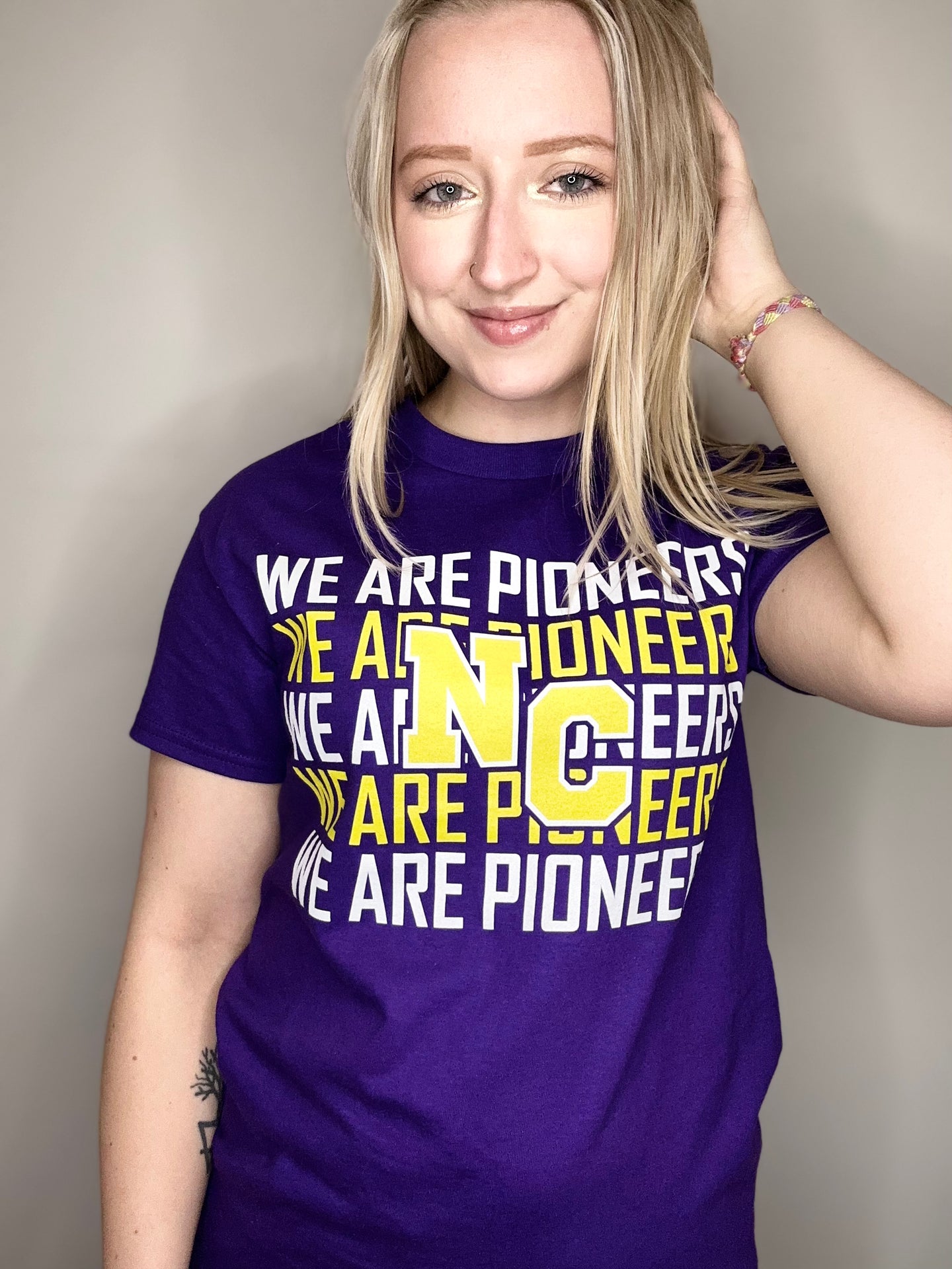 We Are Pioneers Purple Short Sleeve
