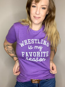 Wrestling Is My Favorite Season in Purple